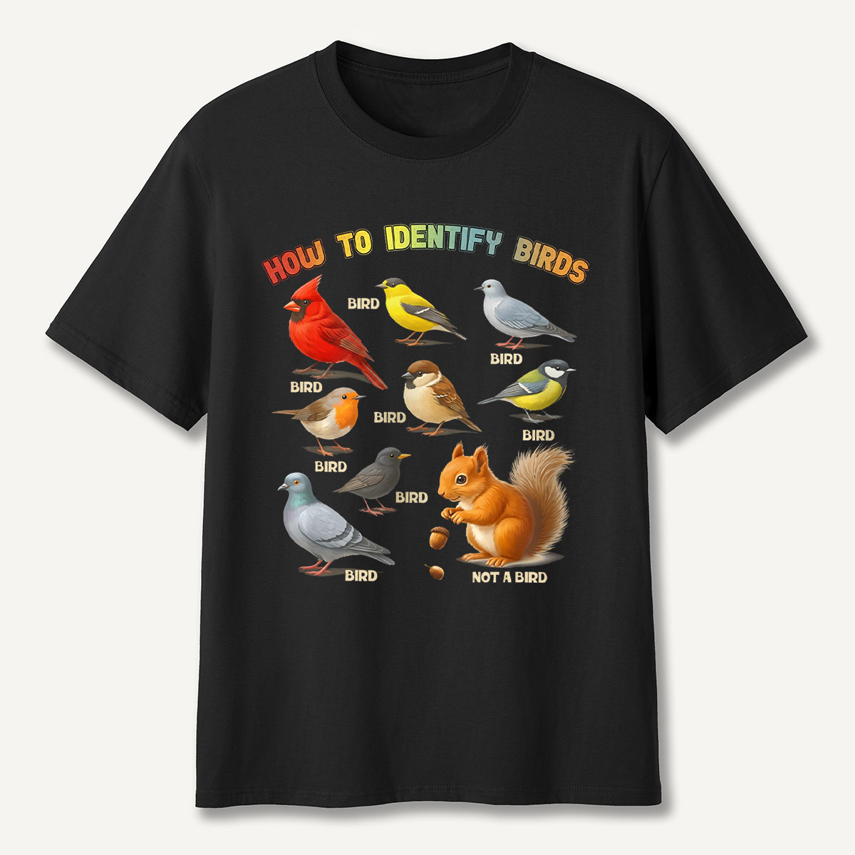 How to Identify Birds T-Shirt