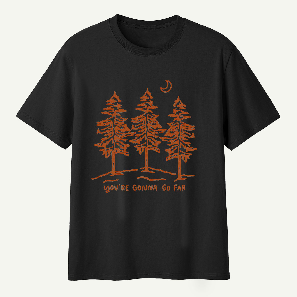 Three Pines Under The Moon T-Shirt