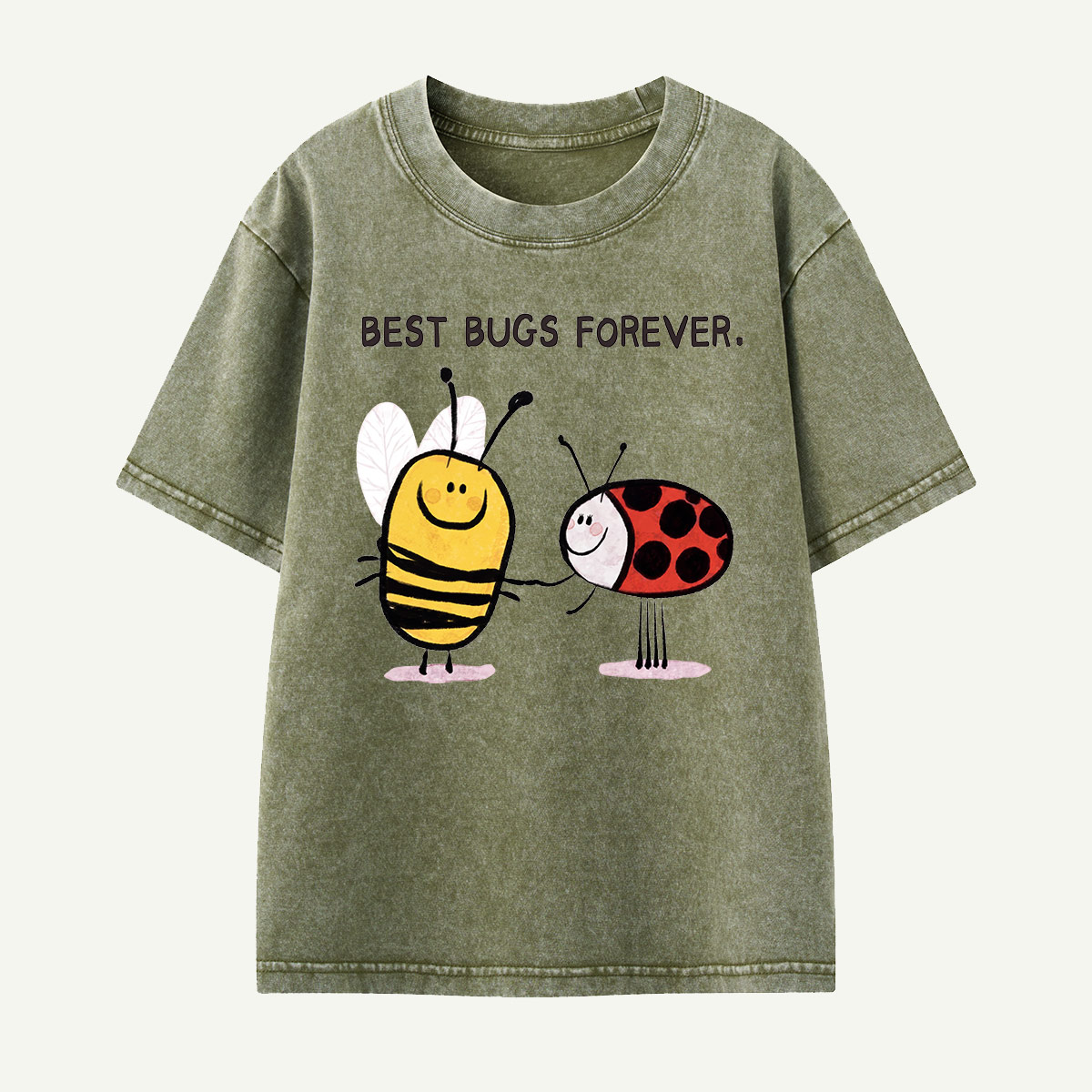 MDWTMMNA26081420 Kids Washed T-Shirt