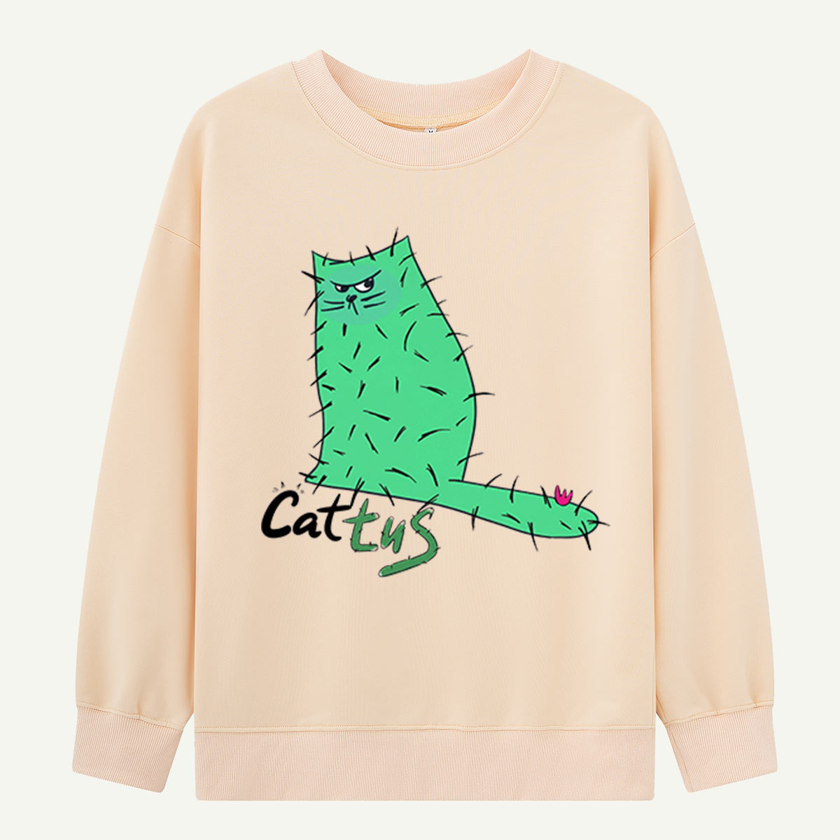 Cattus Cat Cactus Sweatshirts