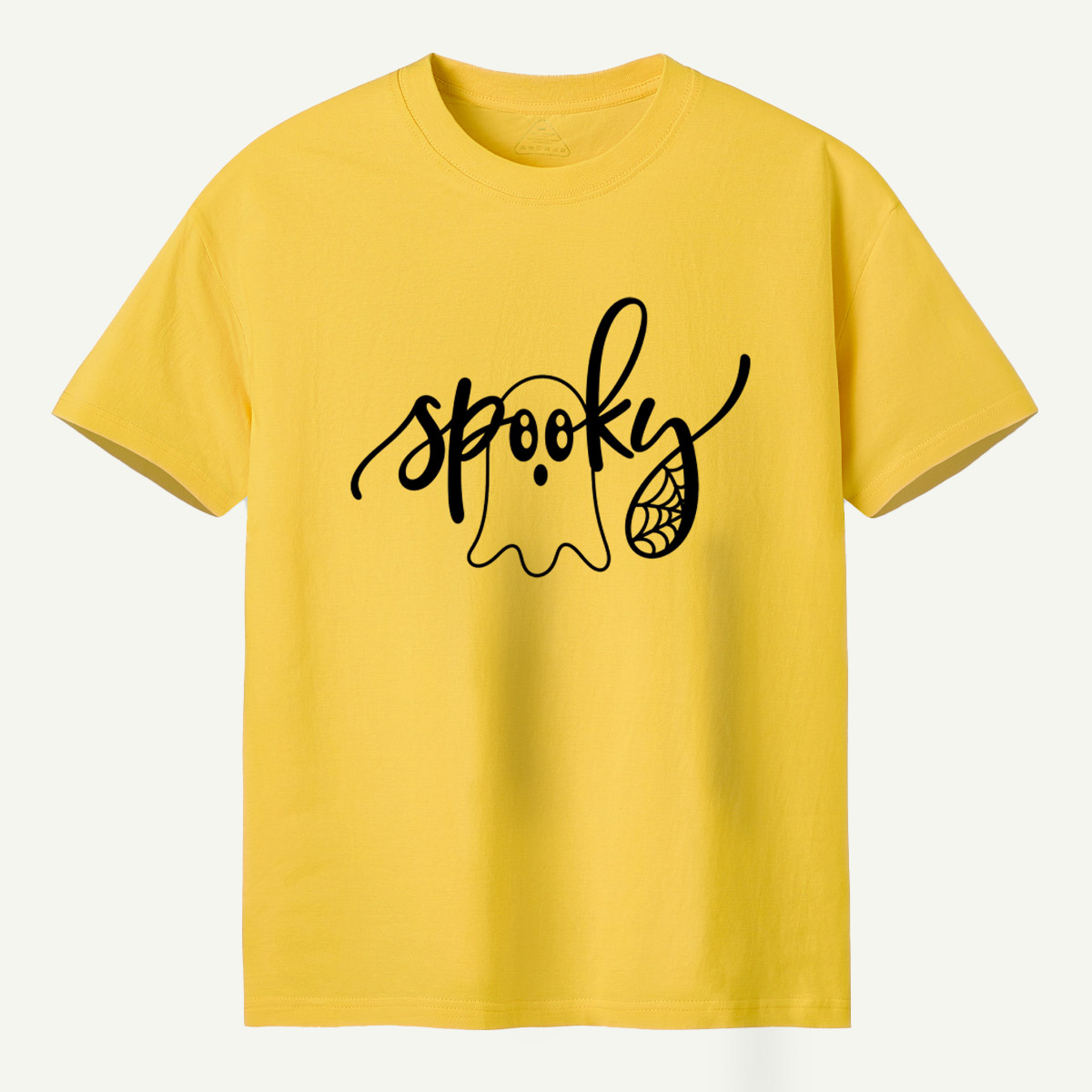 Spooky Ghost Lettering T-Shirt