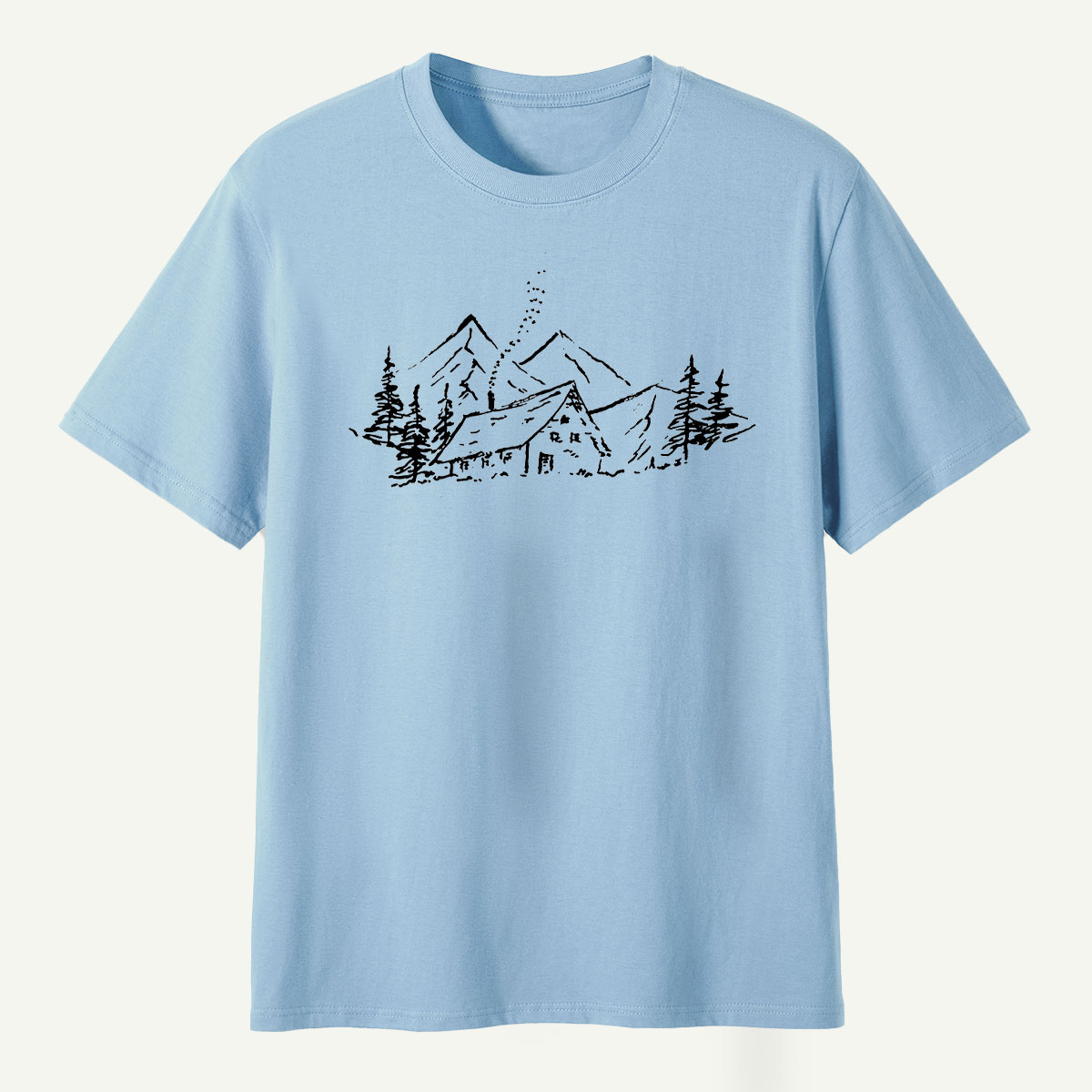 Alpine Cabin Mountain Retreat T-Shirt