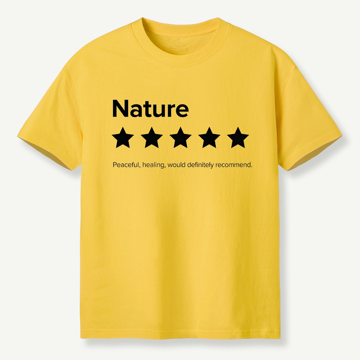 Nature 5-Star Review Minimalist Rating T-Shirt