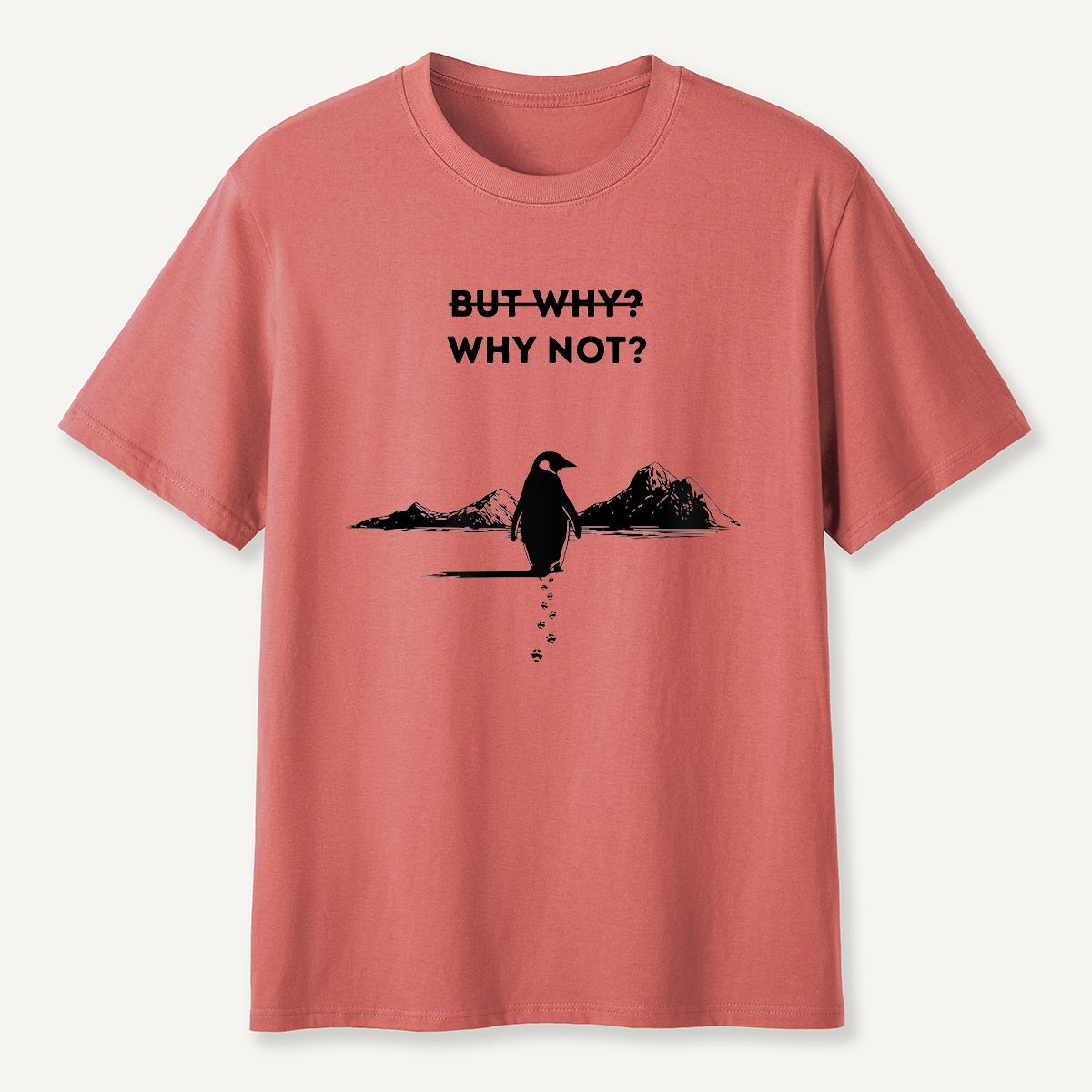 But Why Why Not Penguin Adventure T-Shirt