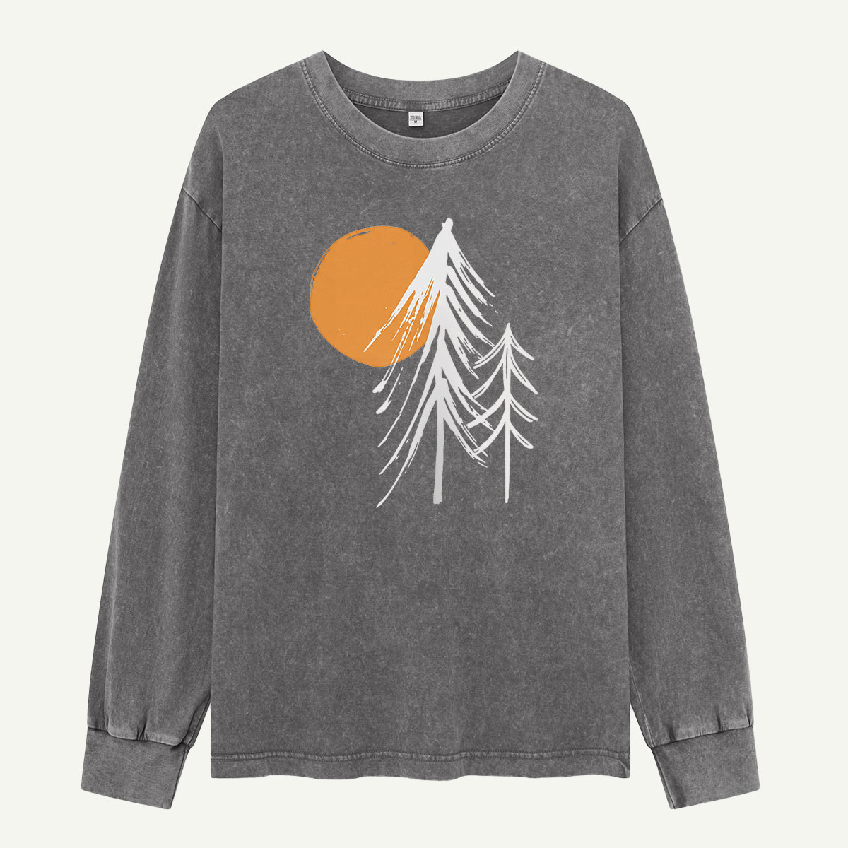 Sun Behind the Pines Washed Long Sleeves