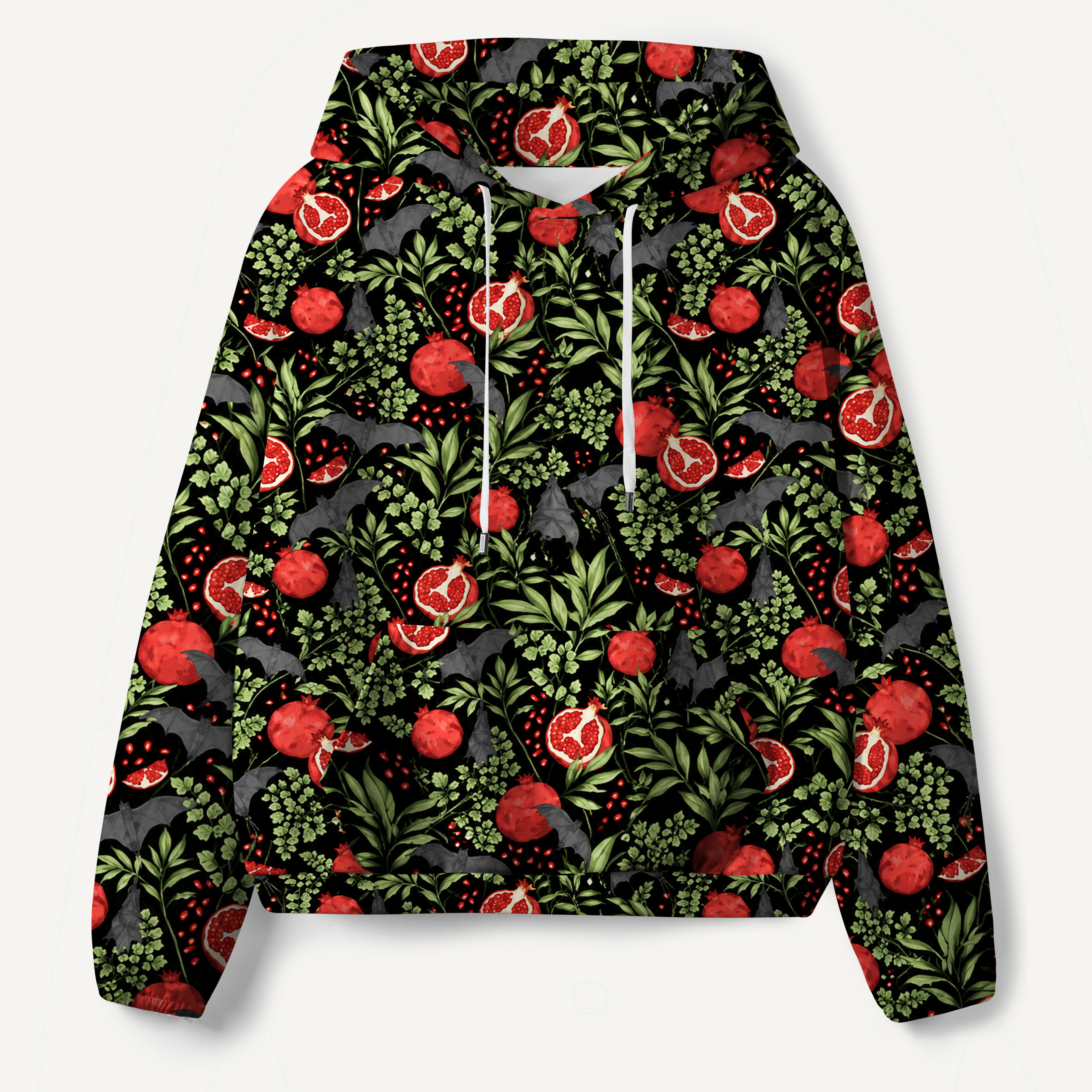 Persephone Pomegranate Garden All-over Printed Hoodie