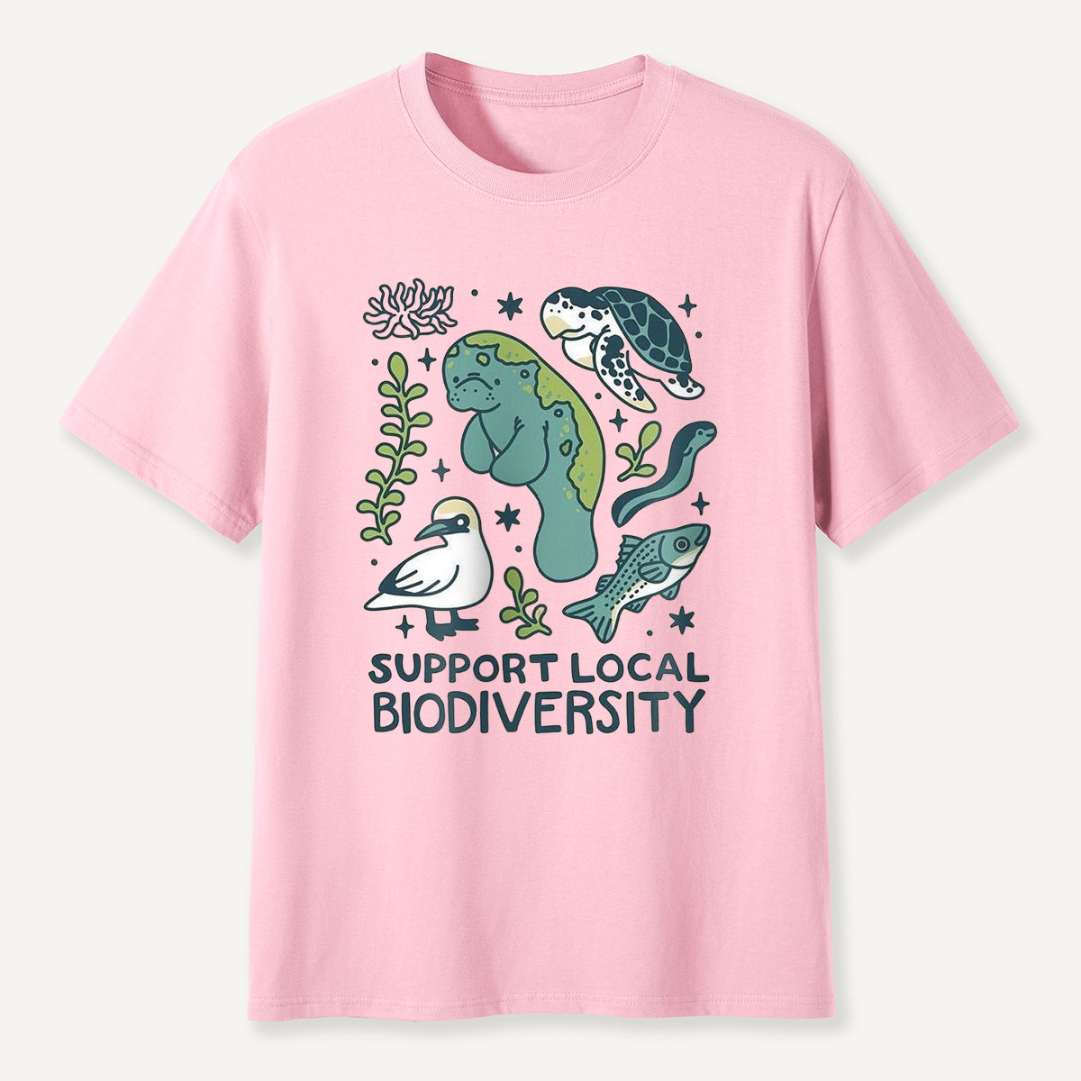 Support Local Biodiversity Aquatic Animals T-Shirt