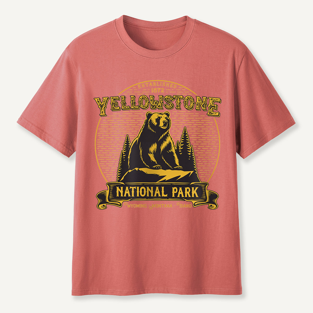 Yellowstone National Park Sitting Bear T-Shirt