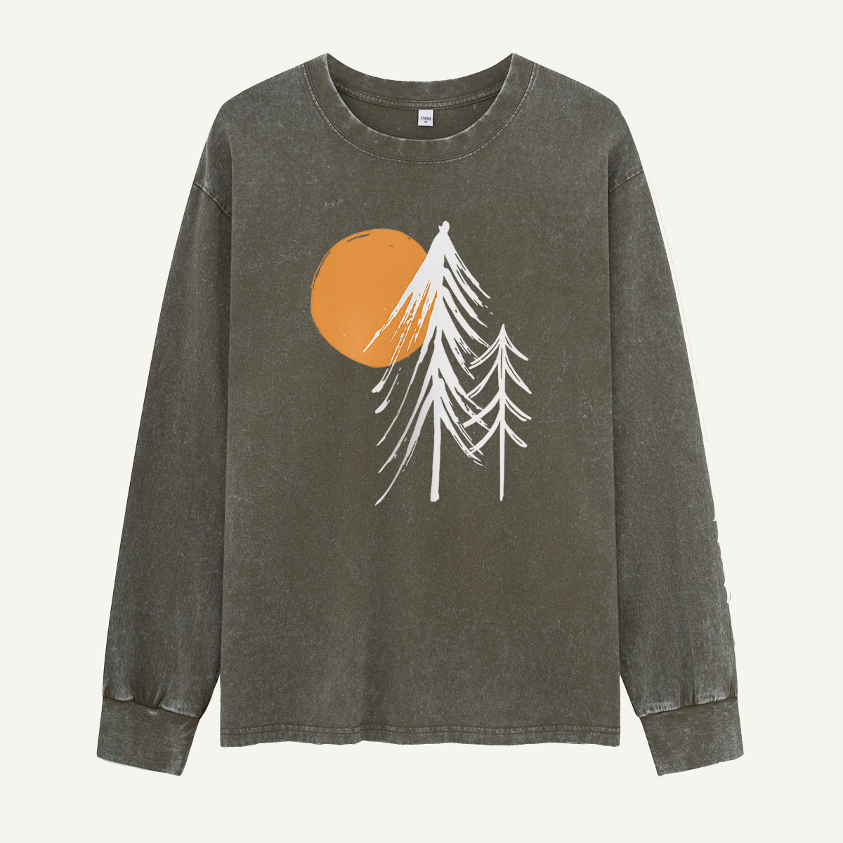 Sun Behind the Pines Washed Long Sleeves