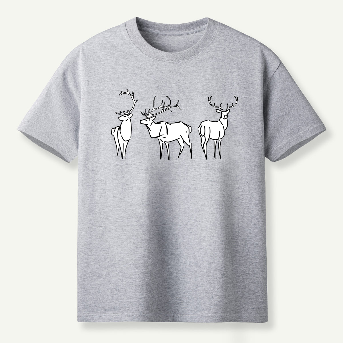 Deer Species Antler Study T-Shirt