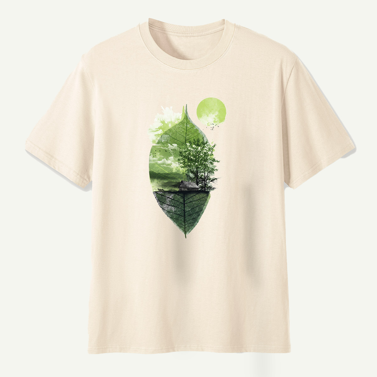 Forest Inside A Leaf Landscape T-Shirt