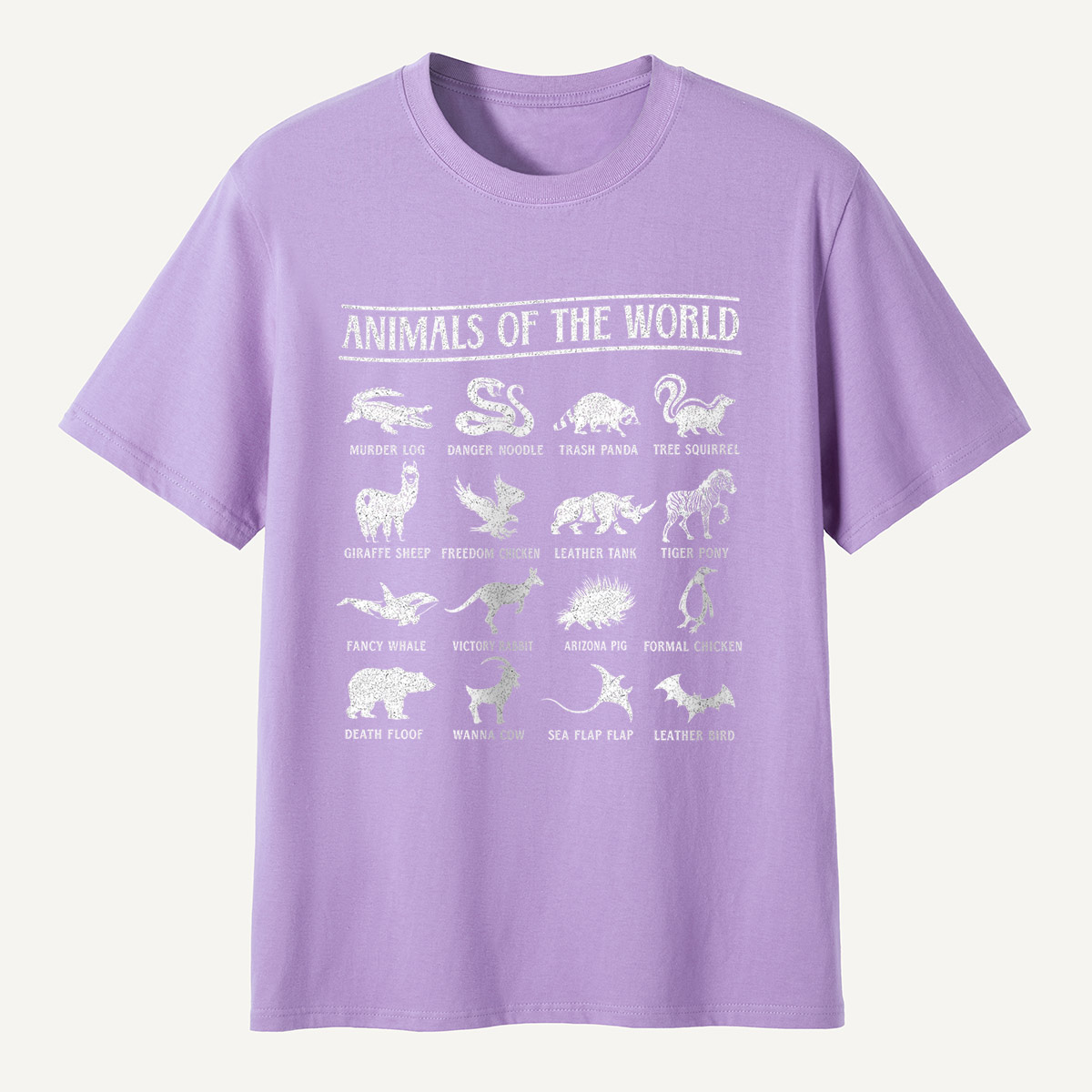 Animals of the World Funny Names T-Shirt