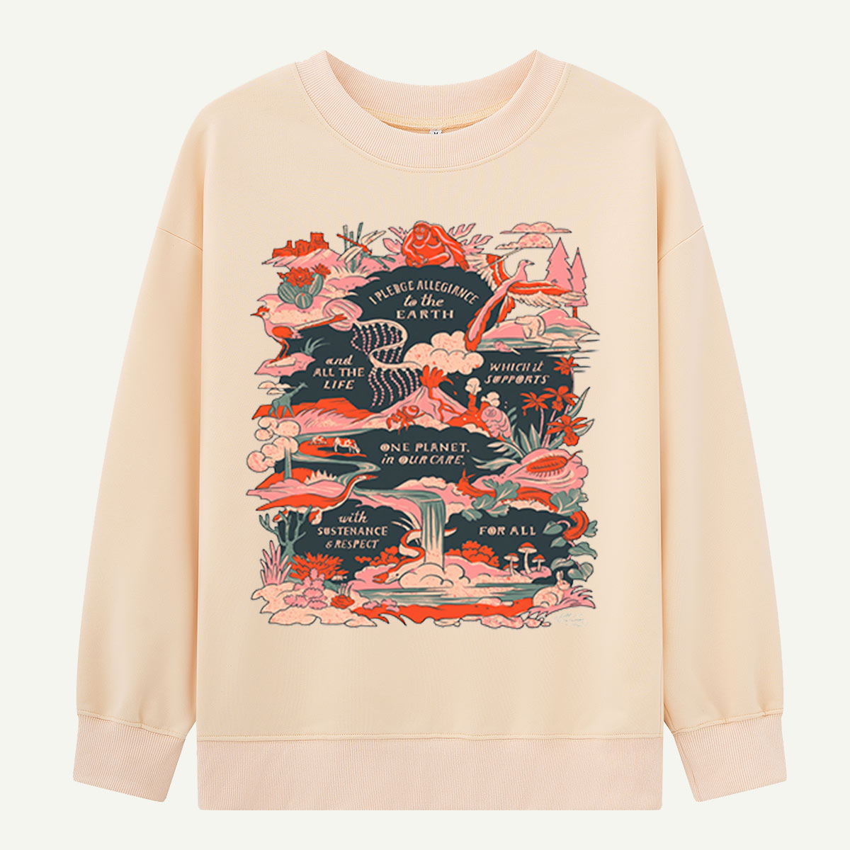 Pledge Allegiance to the Earth Sweatshirts