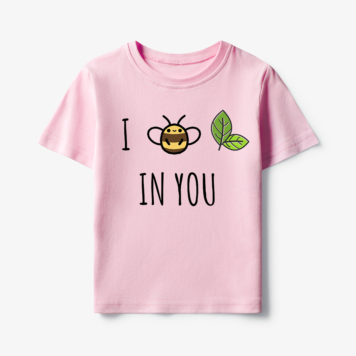 Bee Leaf Pun “I Believe in You” Kids T-Shirt