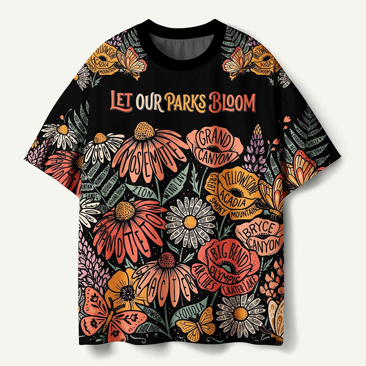 Let Our Parks Bloom Premium Eco Tee