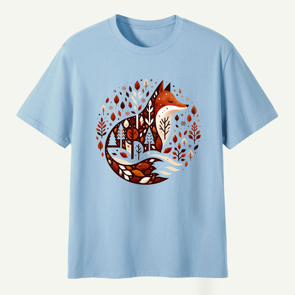 Fox Forest Winter Village T-Shirt