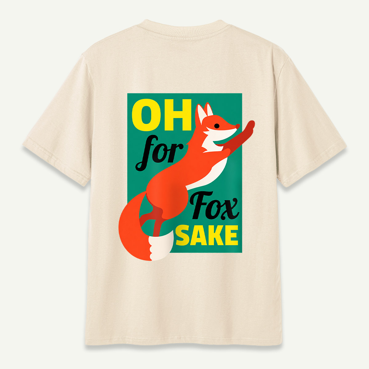 Oh For Fox Sake Retro Fox Quote T-Shirt