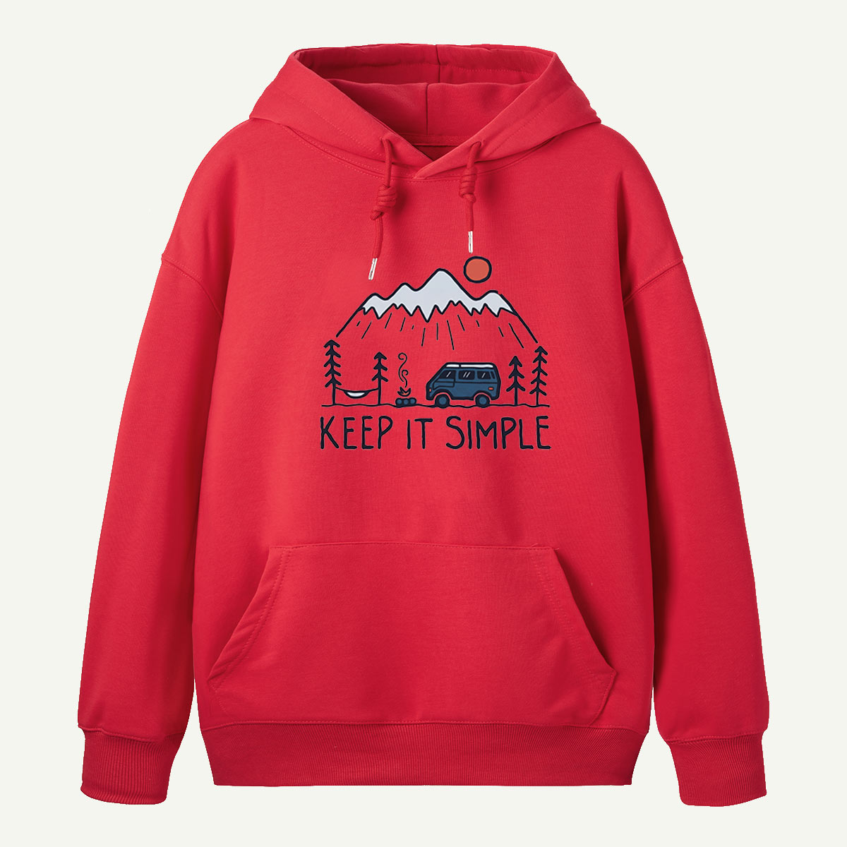 Keep It Simple Mountain Van Hoodie