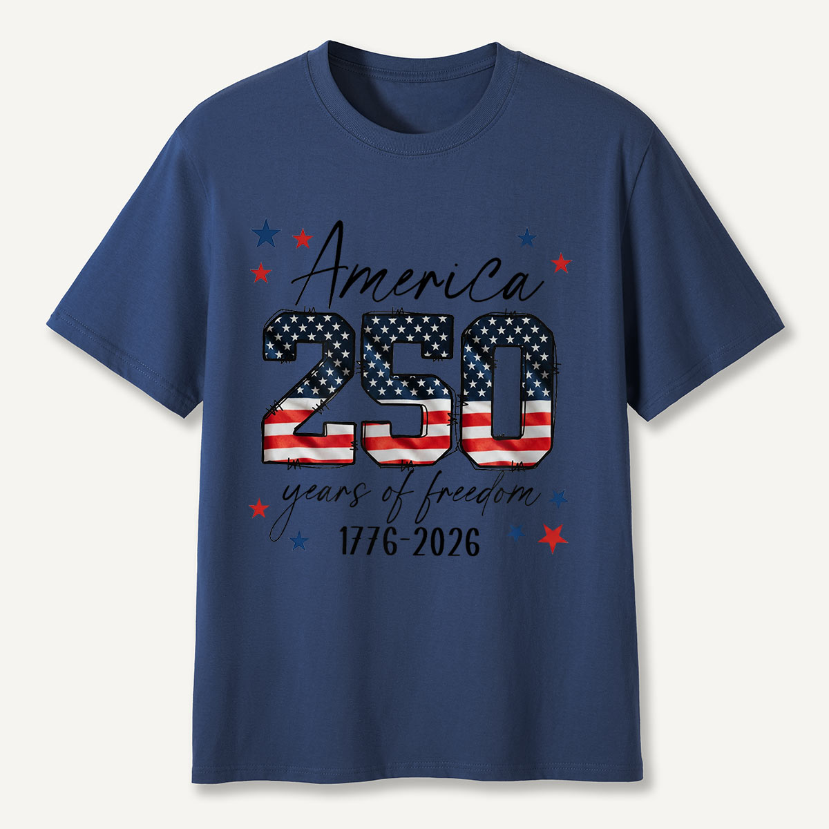 America 250 Years of Freedom 1776‑2026 T-Shirt