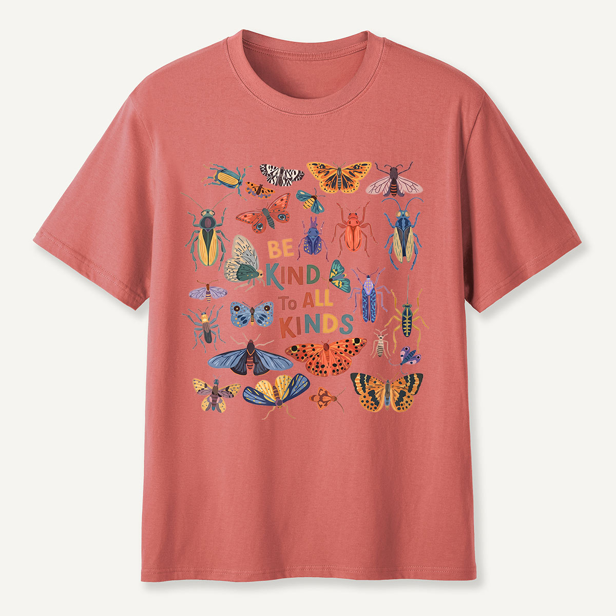 Be Kind to All Kinds Colorful Insects T-Shirt