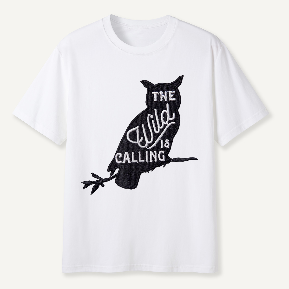 The Wild Is Calling Owl Silhouette T-Shirt