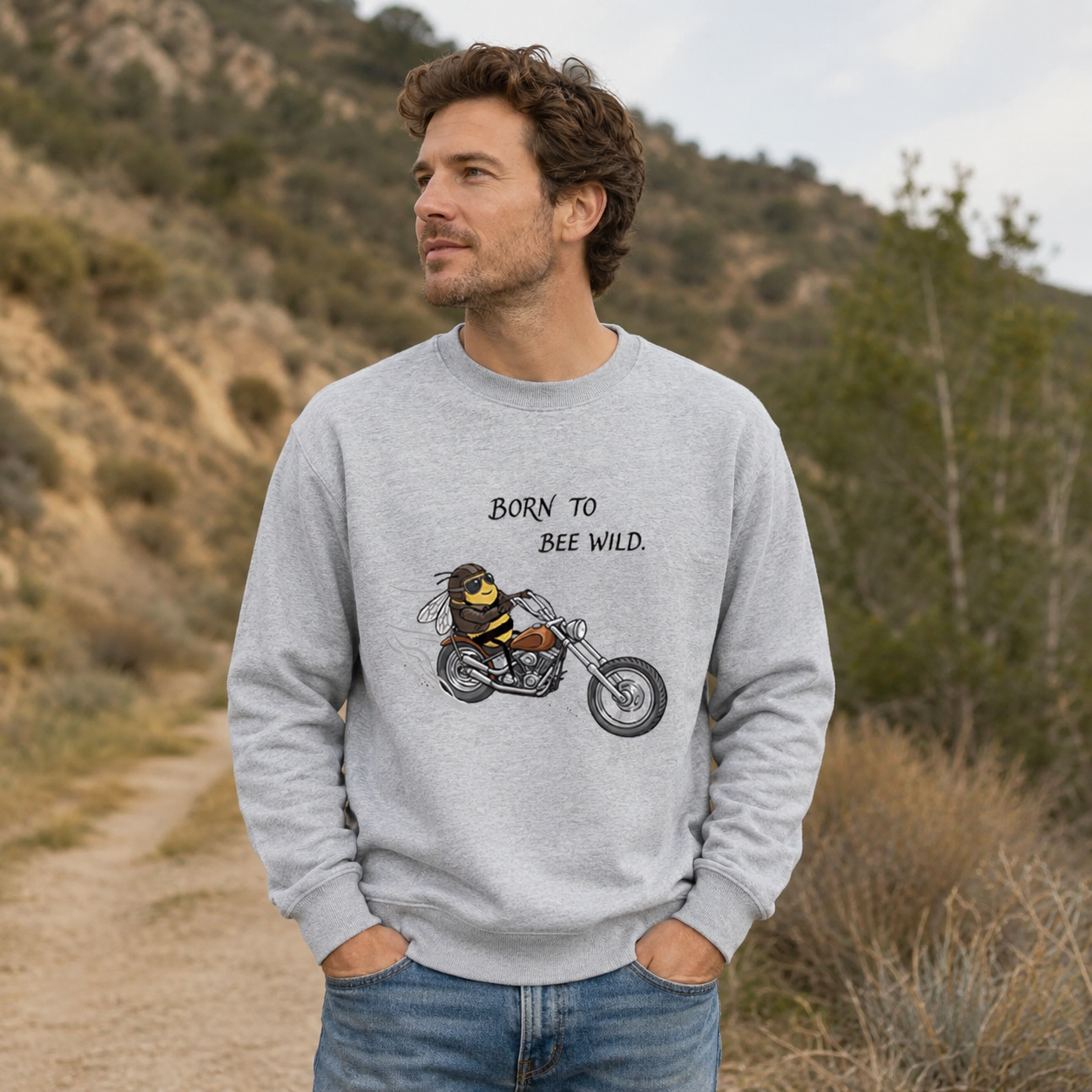 Born to Bee Wild Rider Sweatshirts