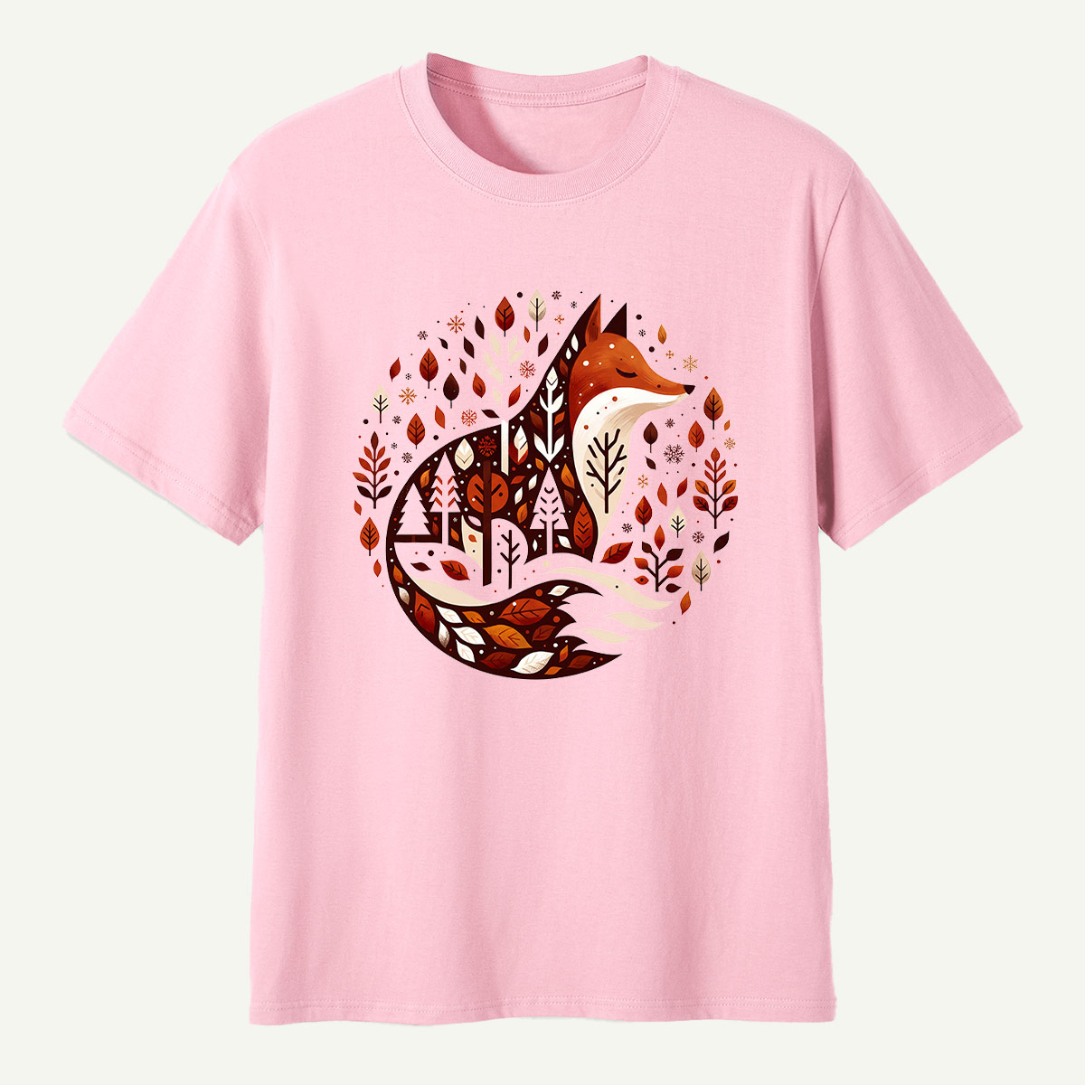 Fox Forest Winter Village T-Shirt