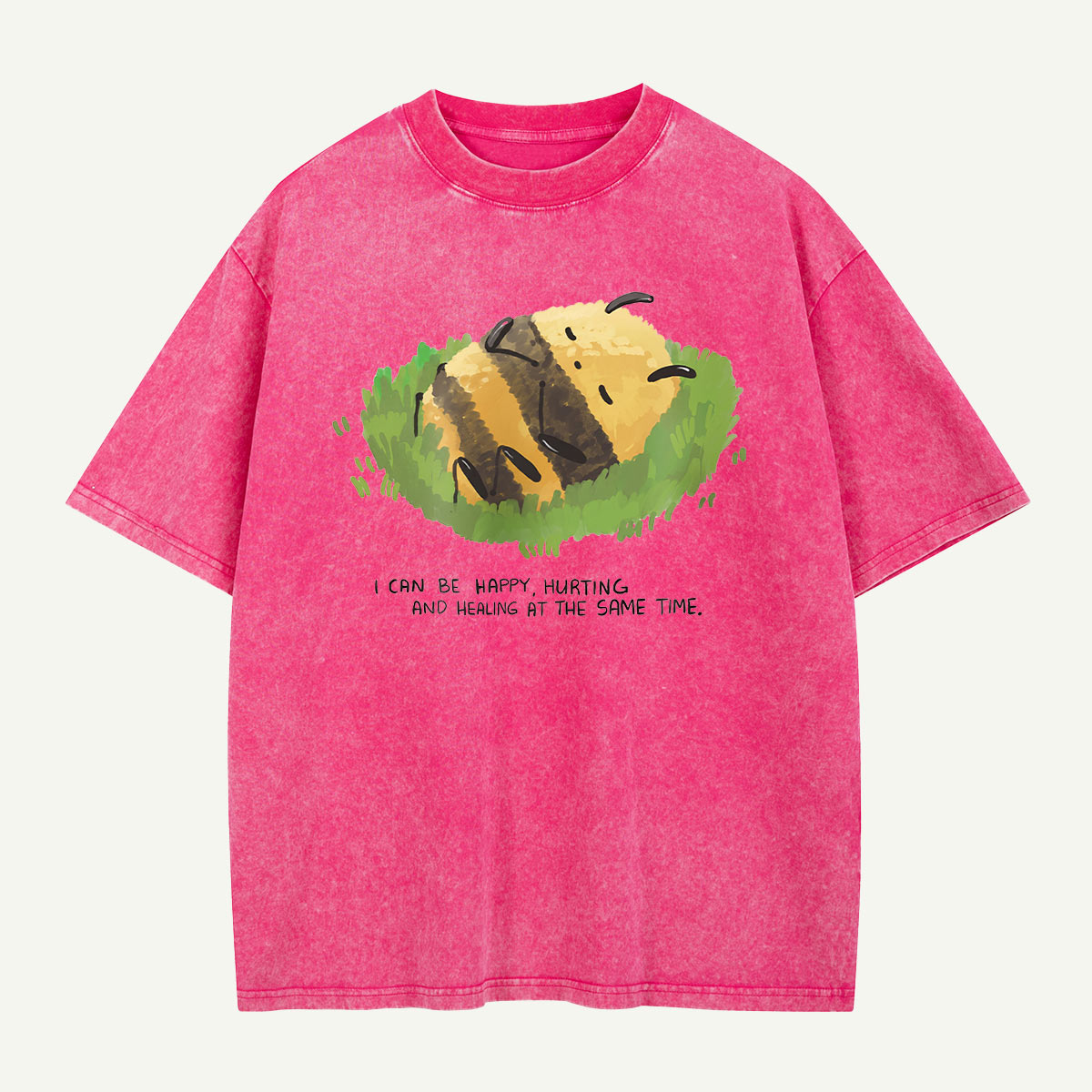 Healing One Buzz at a Time Washed T-Shirt