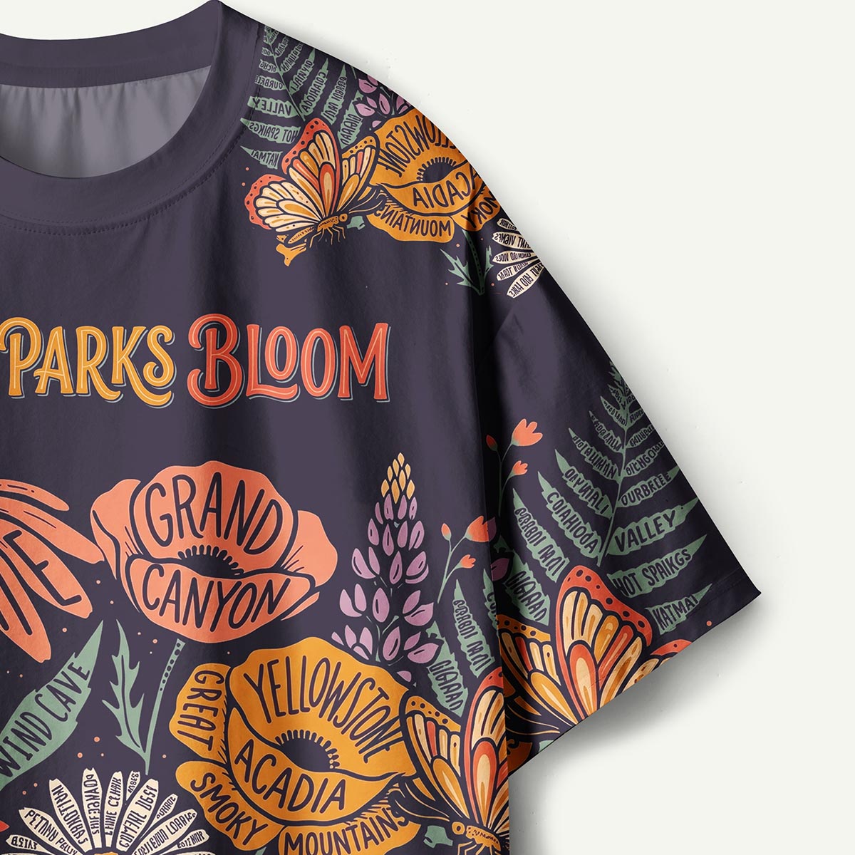 Let Our Parks Bloom Premium Eco Tee