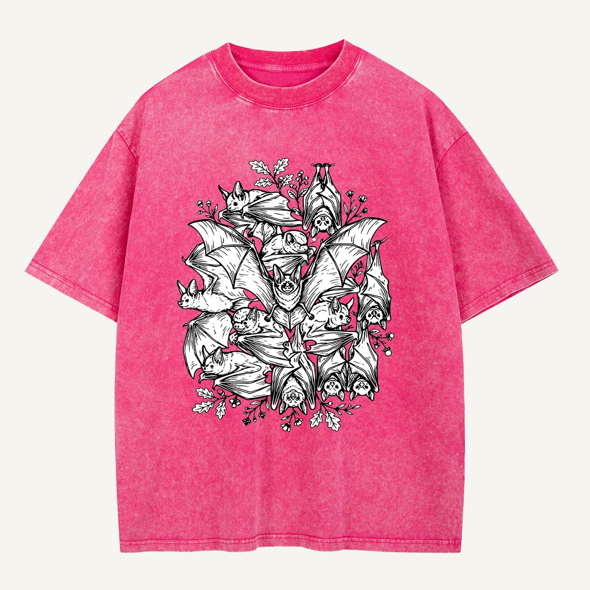 The Whole Bat Crew Is Here Washed T-Shirt