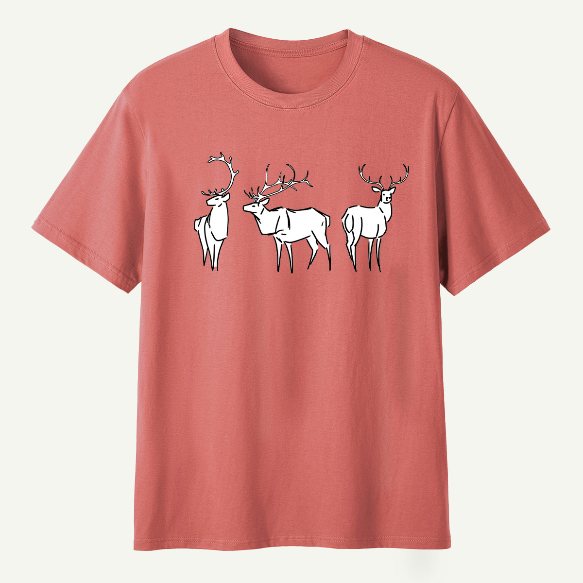 Deer Species Antler Study T-Shirt
