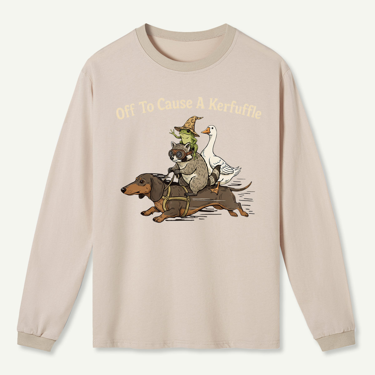 Off To Cause A Kerfuffle Long Sleeve T-Shirt