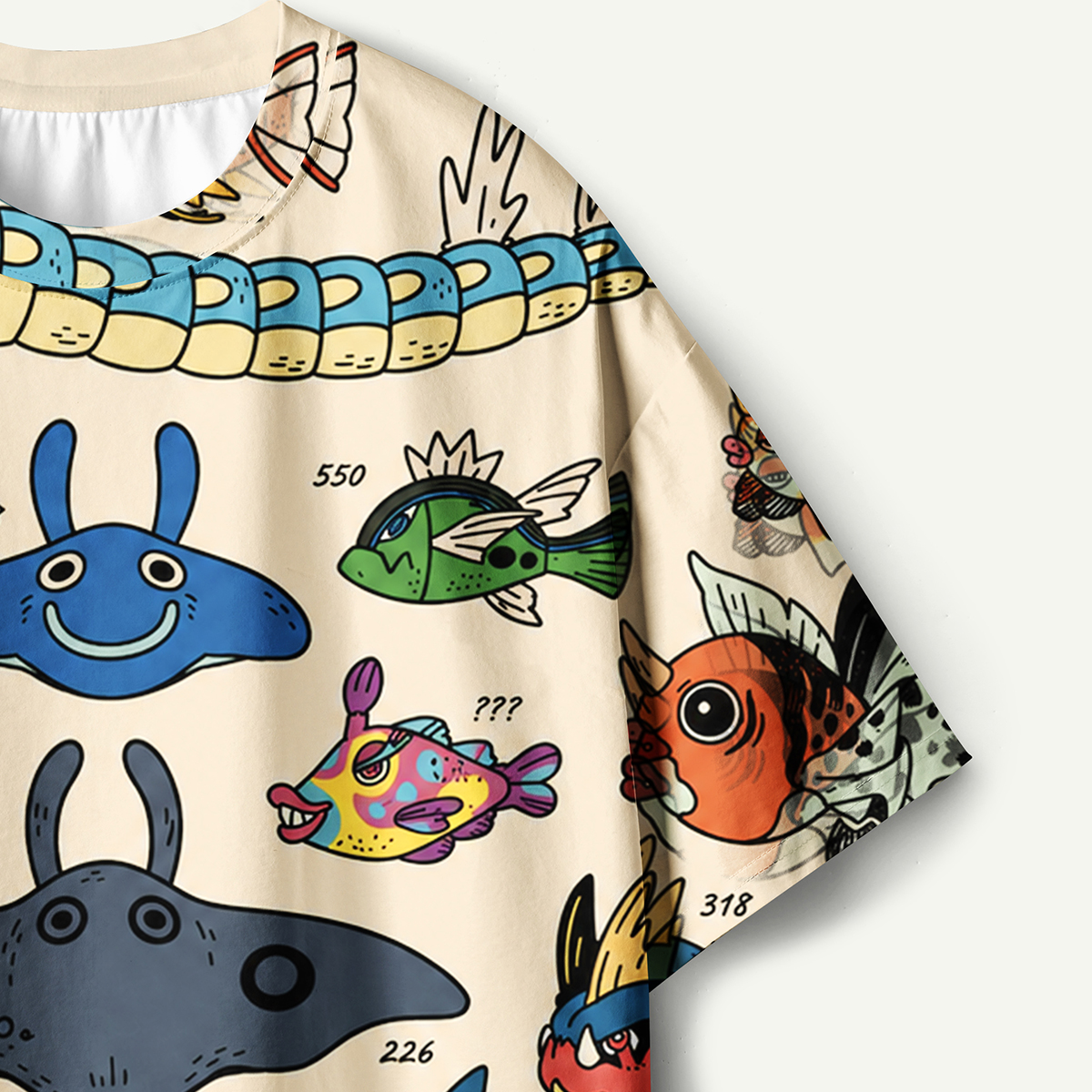 Vintage Ocean Creatures Premium Eco Tee