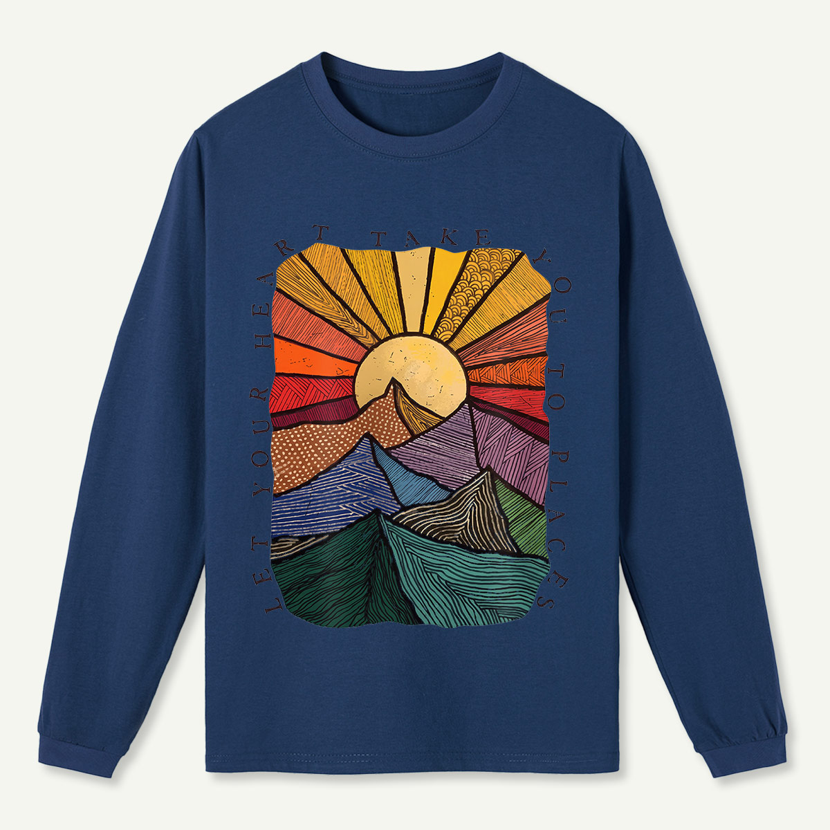 Sunrise Range Graphic Long Sleeve T-Shirt