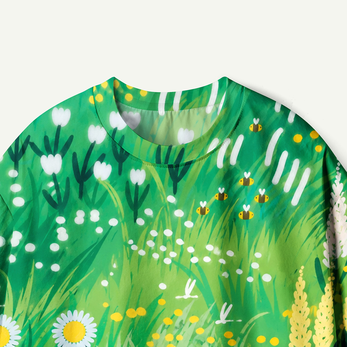 Bee Happy Meadow Premium Eco Tee