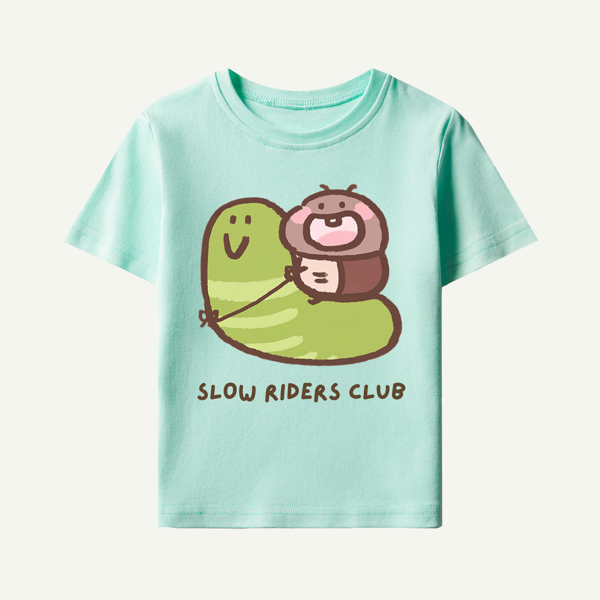 Slow Riders Club Snail Ride Kids T-Shirt