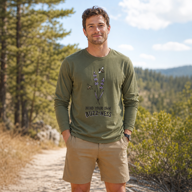 Mind Your Own Buzz-ness Long Sleeve T-Shirt
