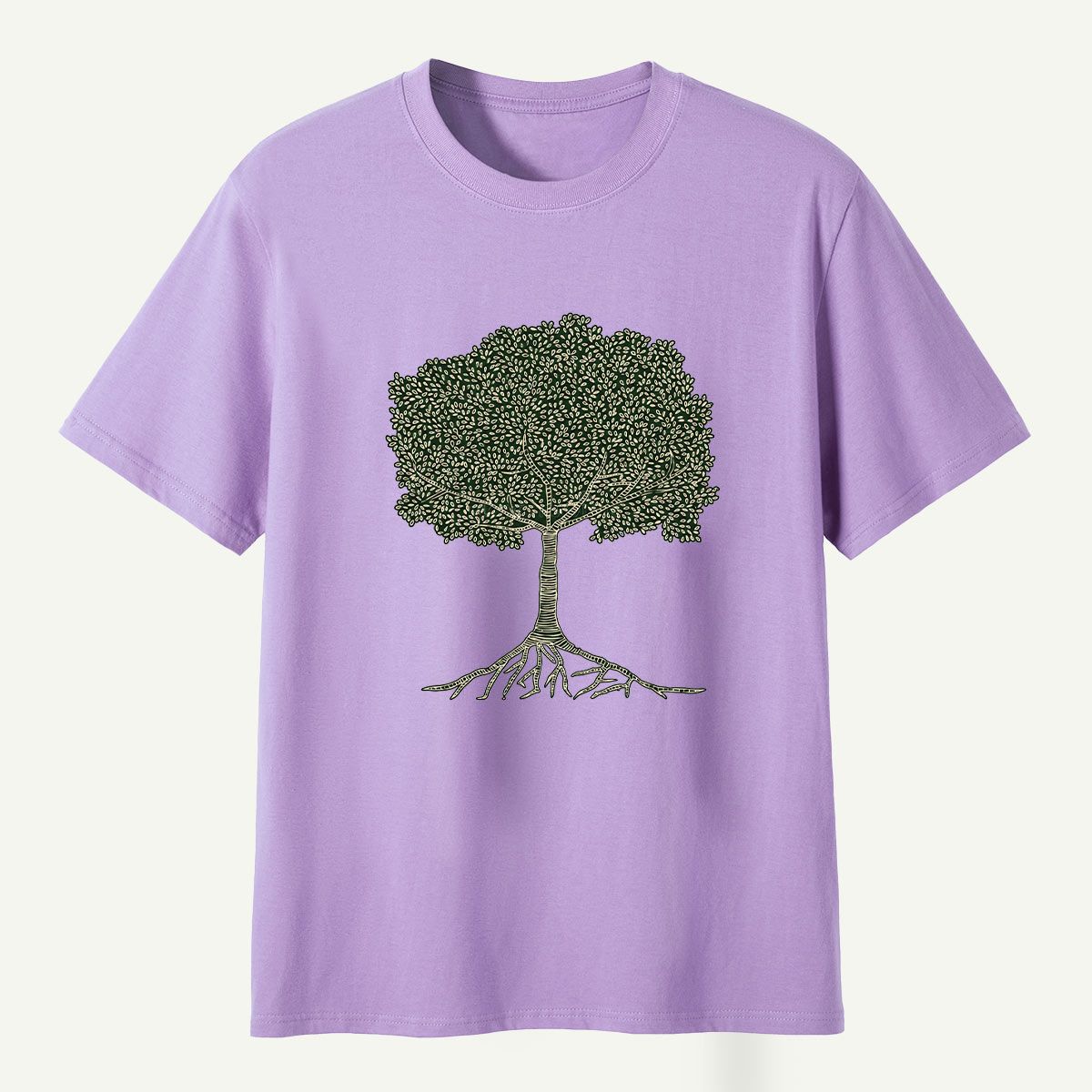 Tree Roots Of Life Silhouette T-Shirt