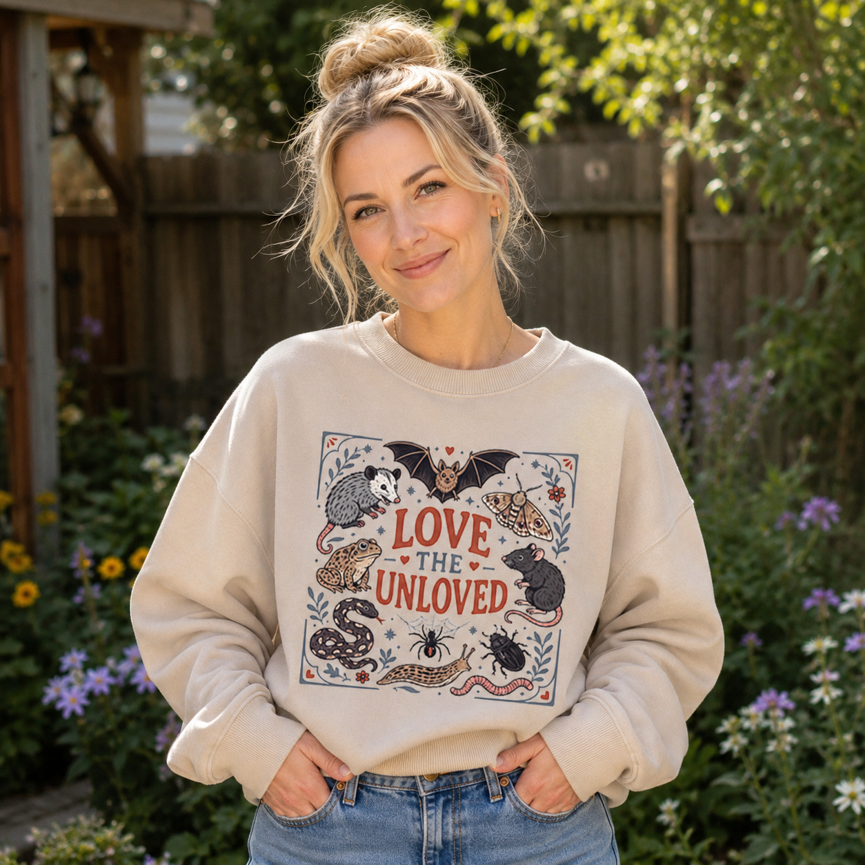 Love the Unloved Wildlife Club Washed Sweatshirts
