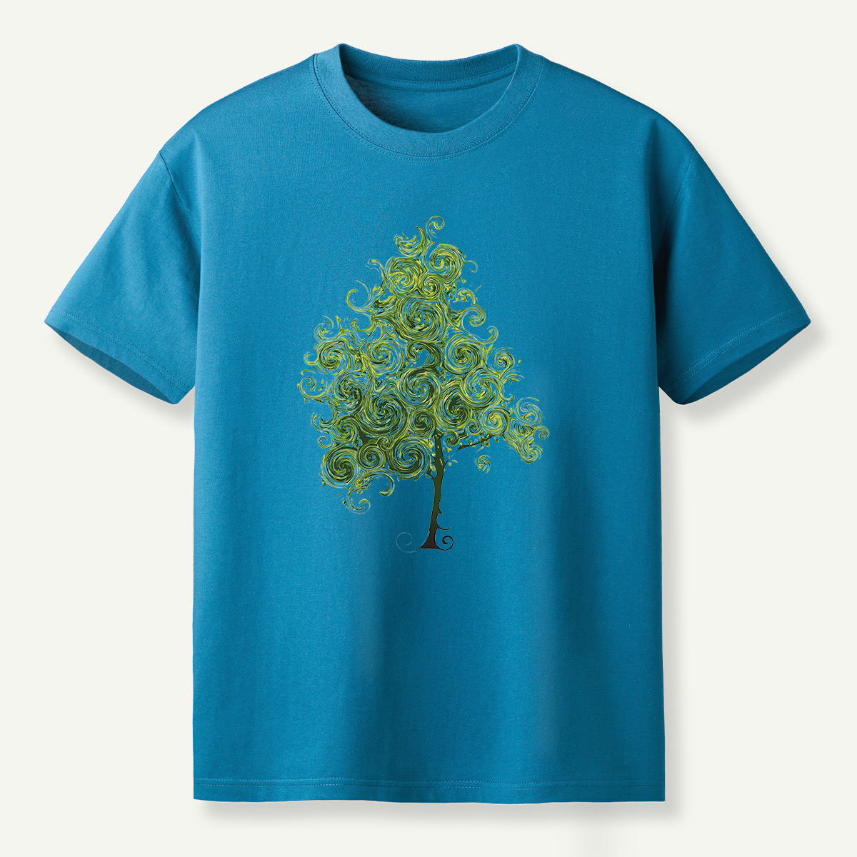 Whimsical Spiral Tree T-Shirt