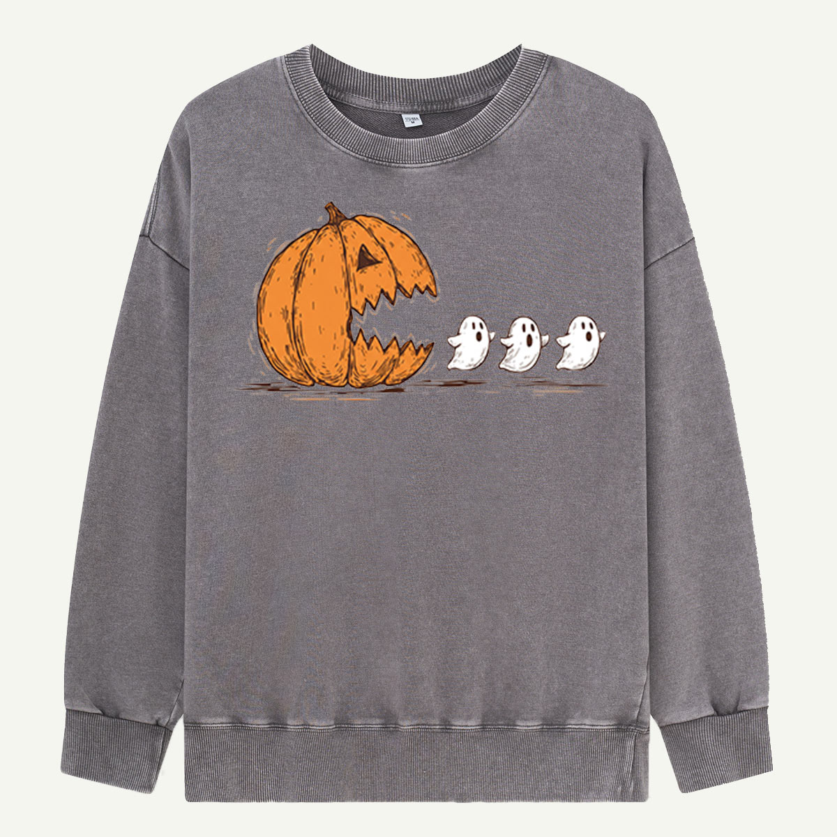 Pumpkin Chomps Ghosts Washed Sweatshirts