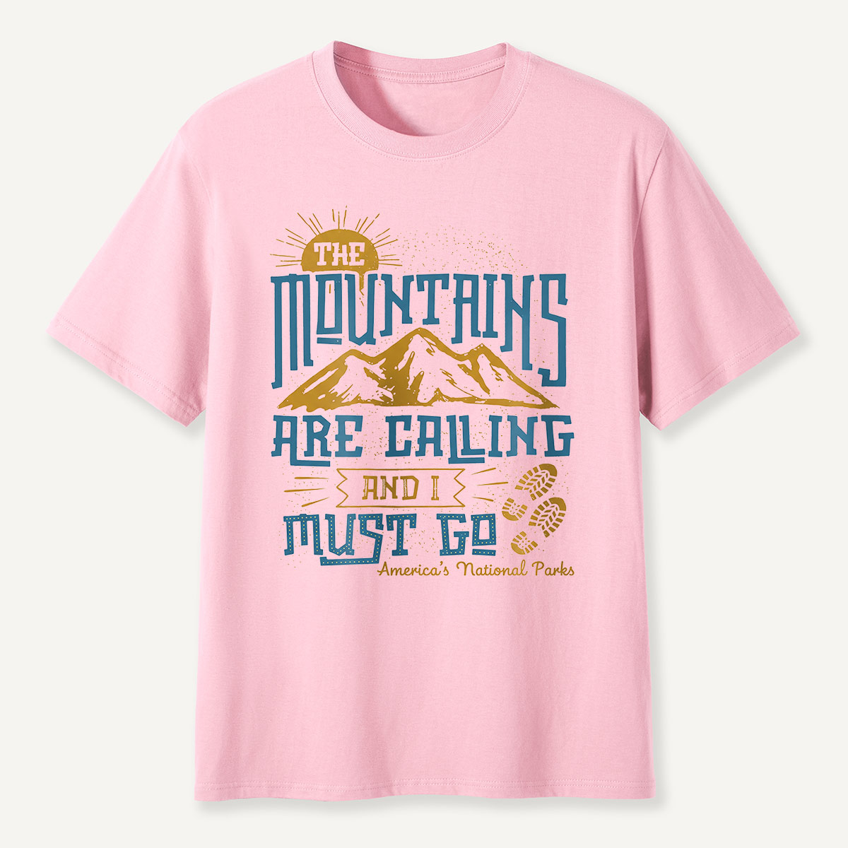 Mountains Are Calling I Must Go Quote  T-Shirt