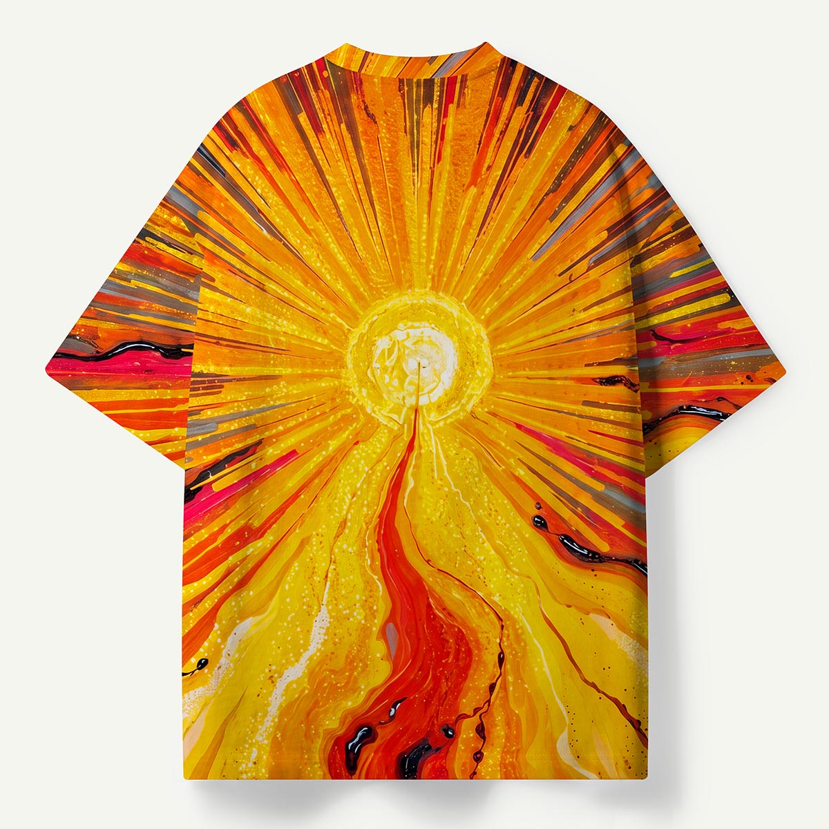 Radiant Sunburst Eco All-Over Print T-Shirt