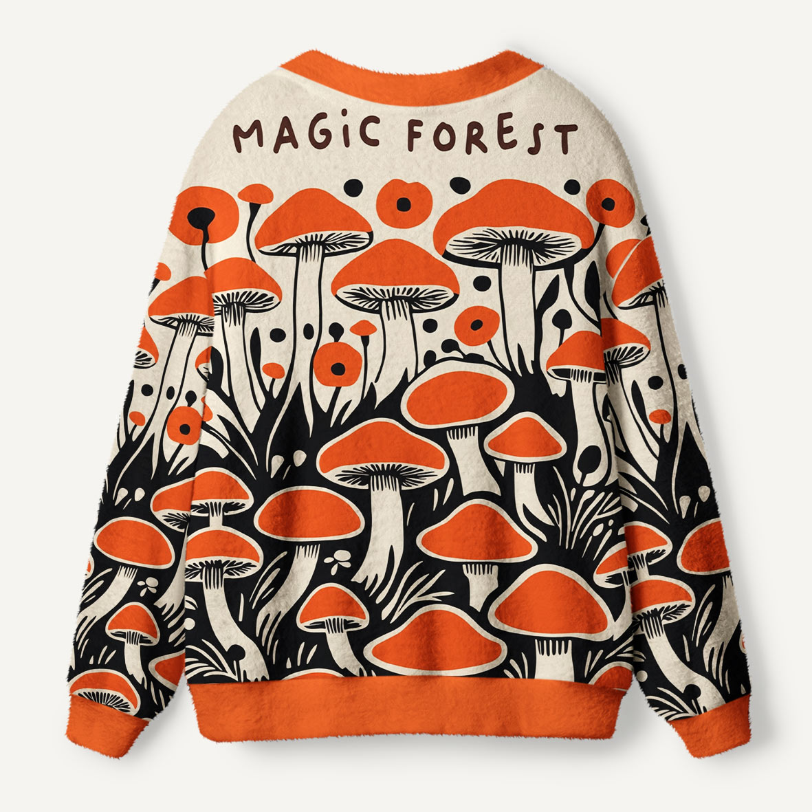 Welcome to the Mushroom Patch Ugly Cardigan Sweaters