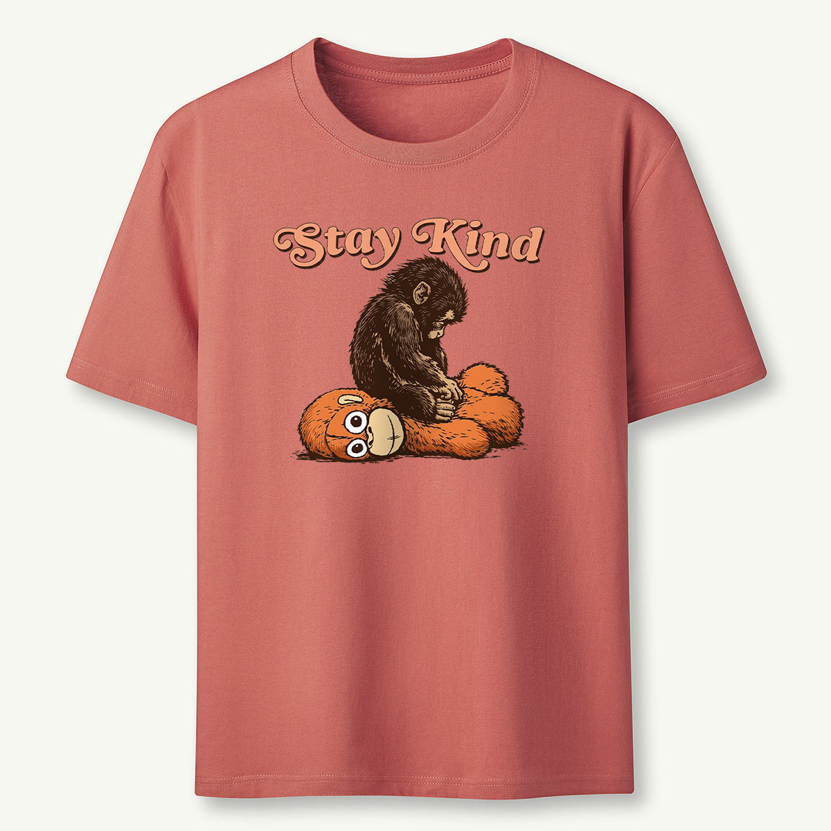 Punch Monkey Stay Kind Save Punch T-Shirt