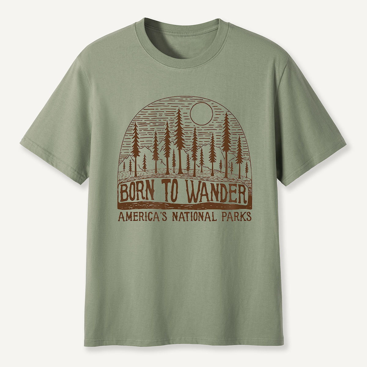 Born to Wander America’s National Parks T-Shirt