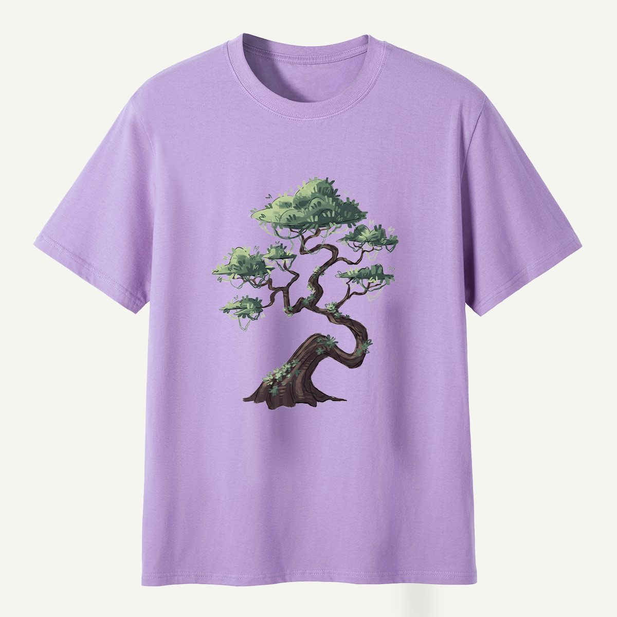 Windswept Pine Tree Ink Art T-Shirt