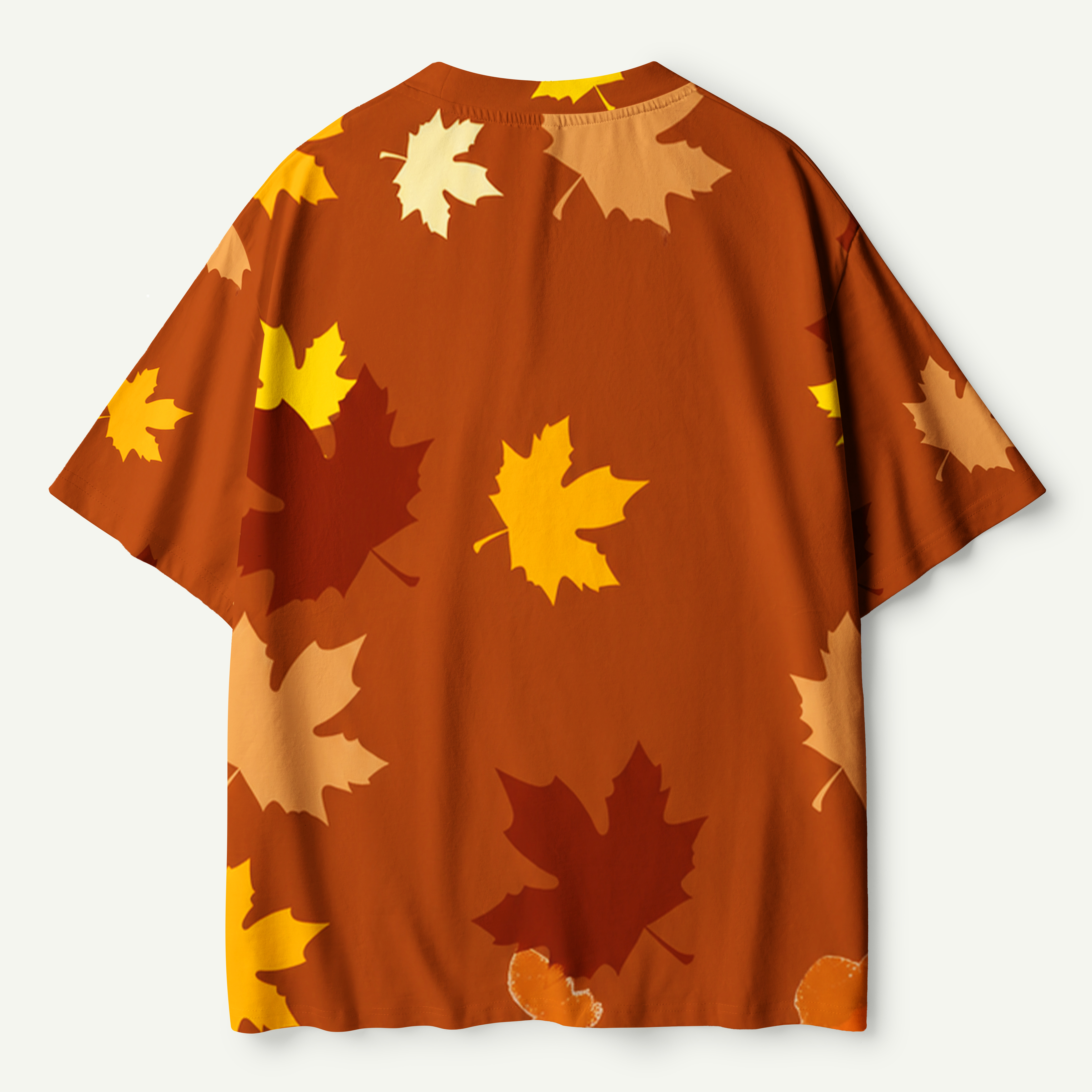 Autumn Leaves And Snoopy Style Dog Premium Eco Tee