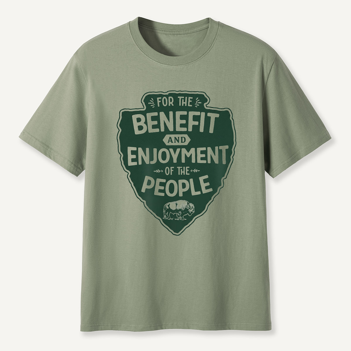 Benefit and Enjoyment of the People Park Badge T-Shirt