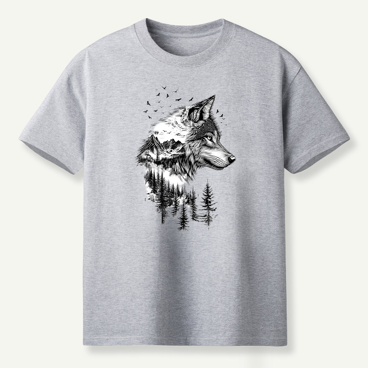 Fox Forest Ink Portrait T-Shirt